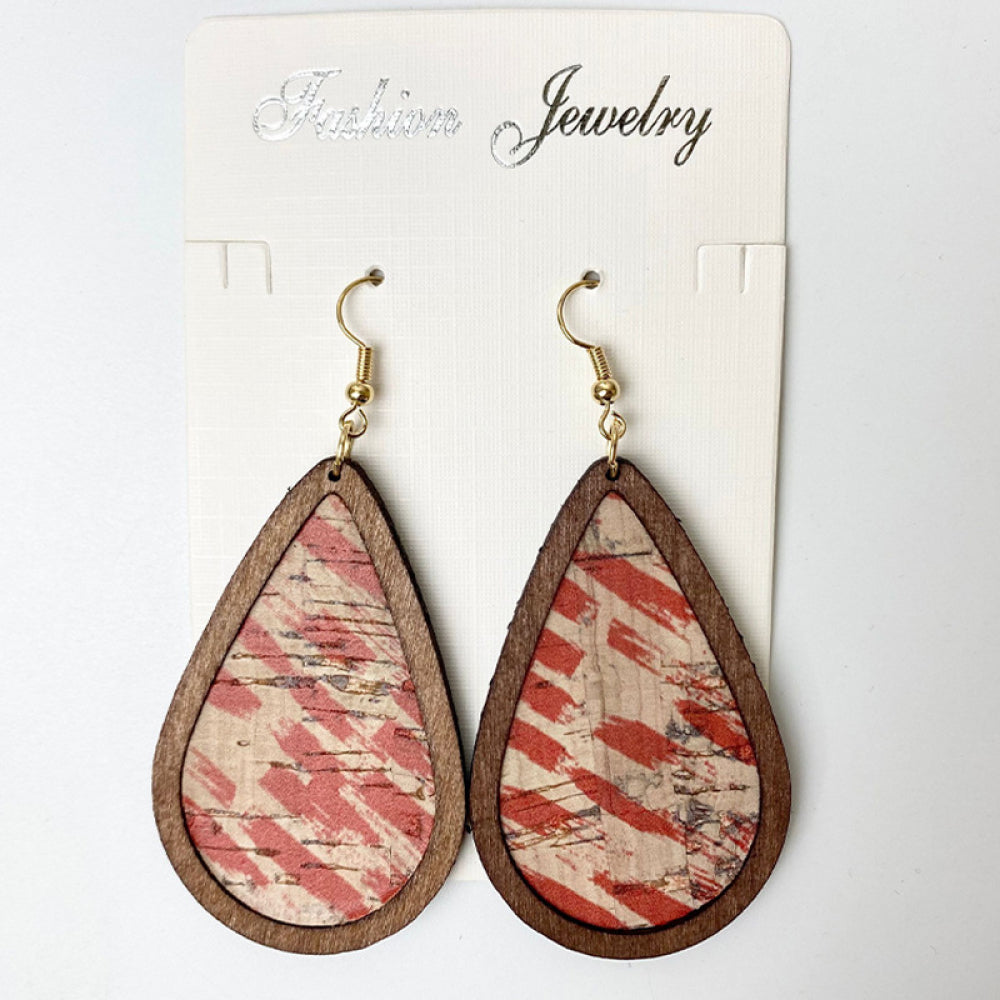 Teardrop Dangle Earrings Style B One Size