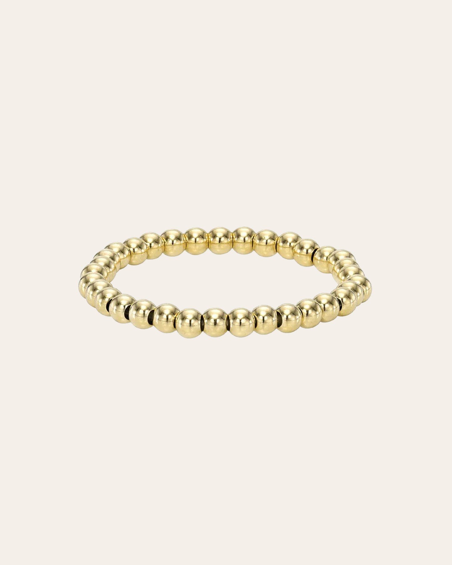 14k Gold 2mm Bead Ring 14K Yellow Gold