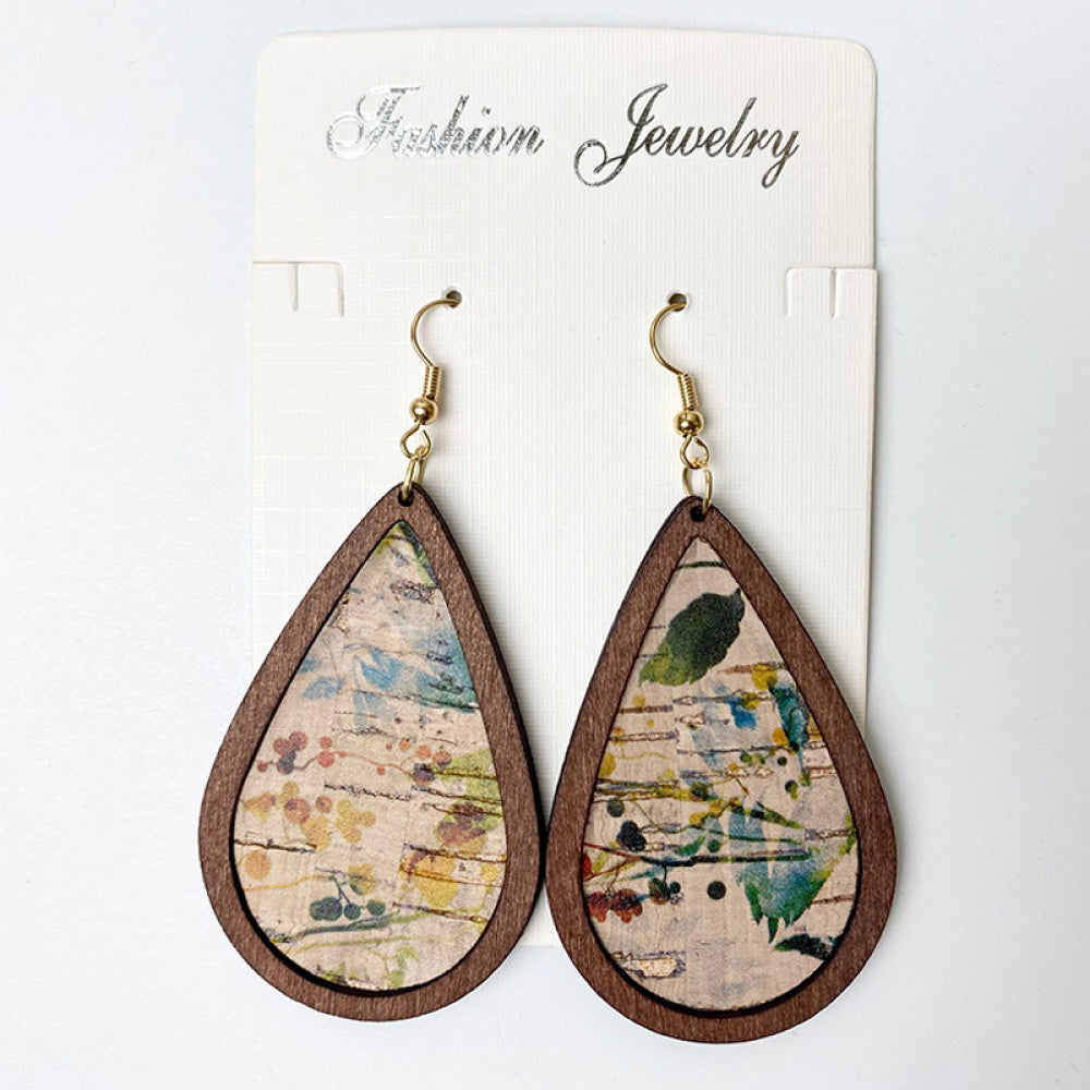 Teardrop Dangle Earrings Style D One Size