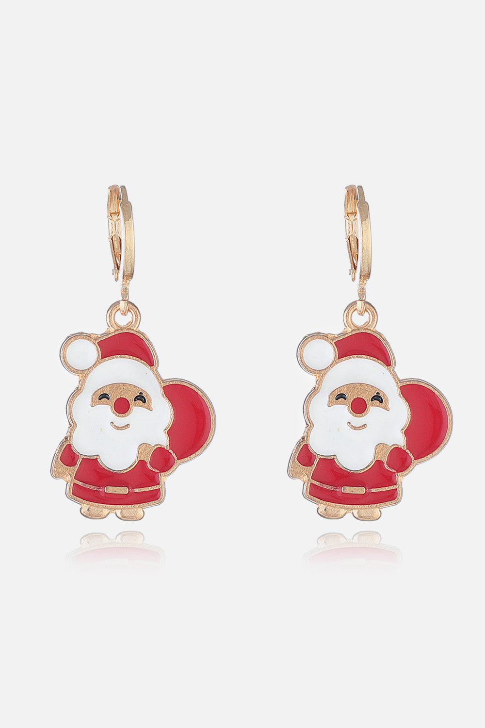 Christmas Theme Alloy Earrings Style L One Size