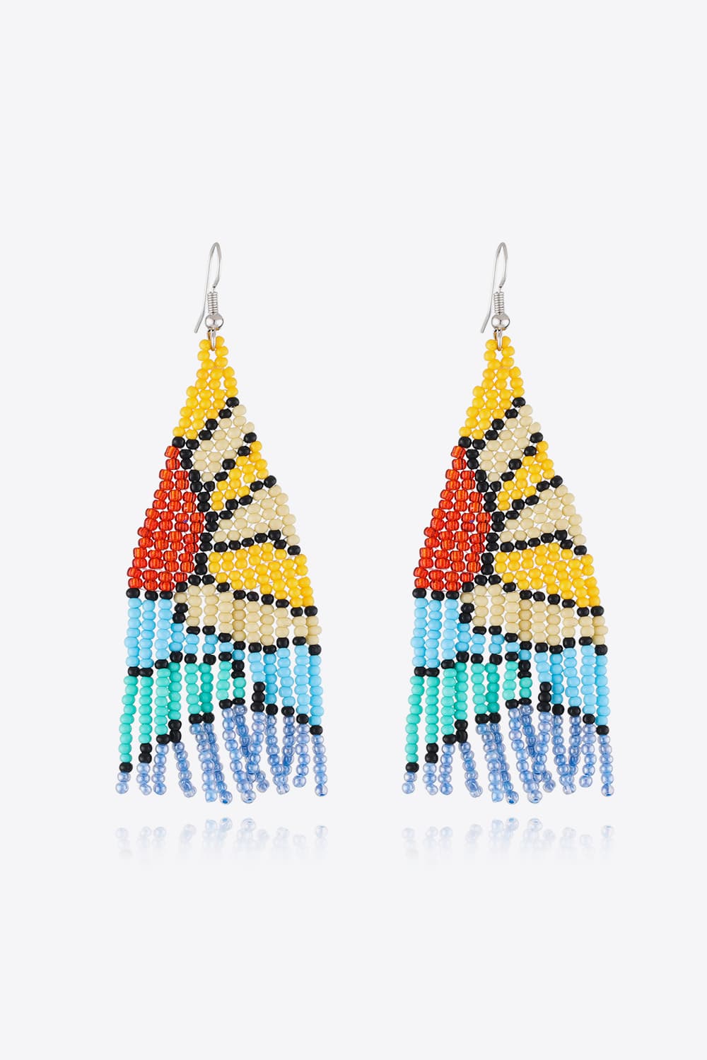 Beaded Dangle Earrings Style C One Size