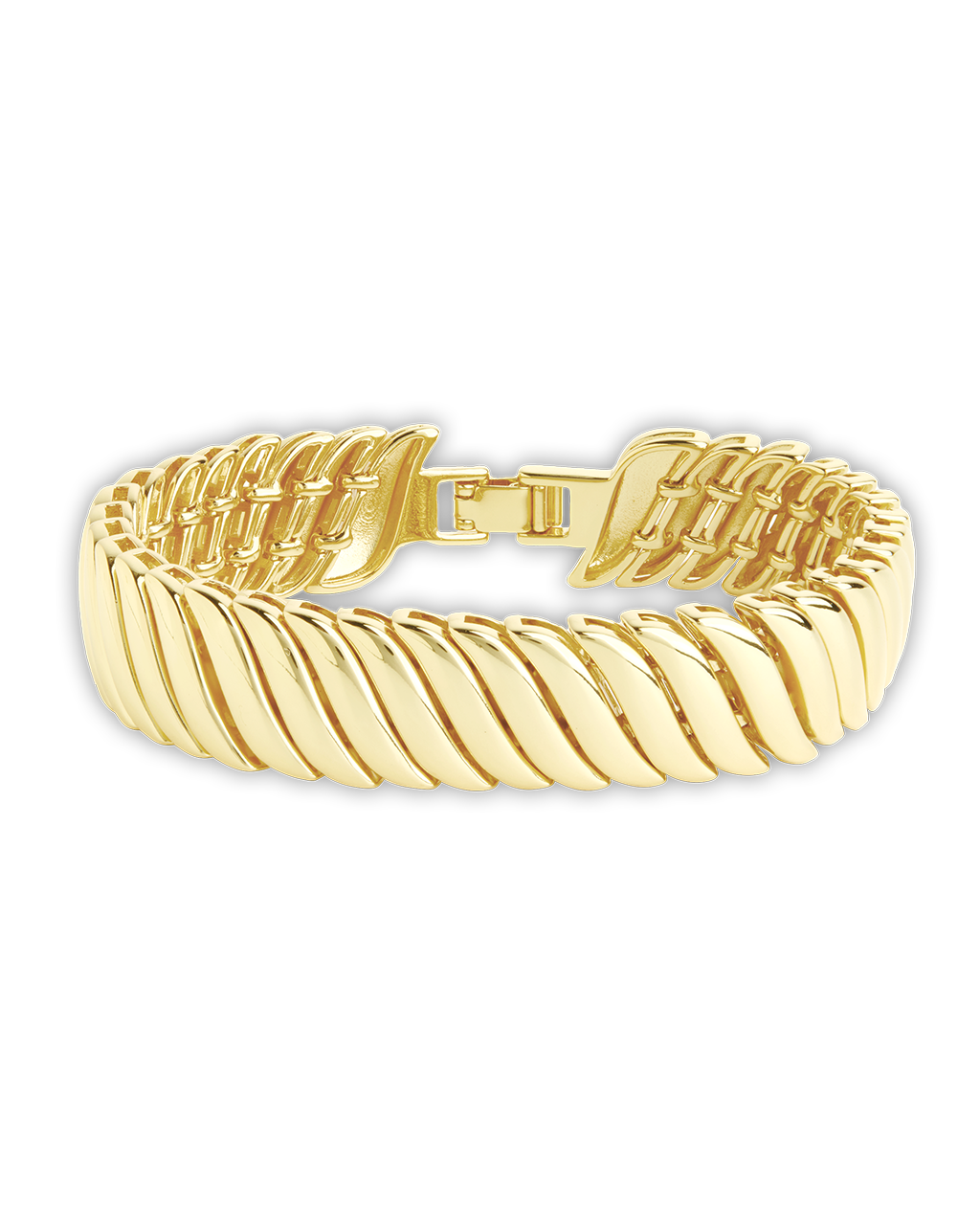 Bethany Ripple Watch Band Bracelet Gold