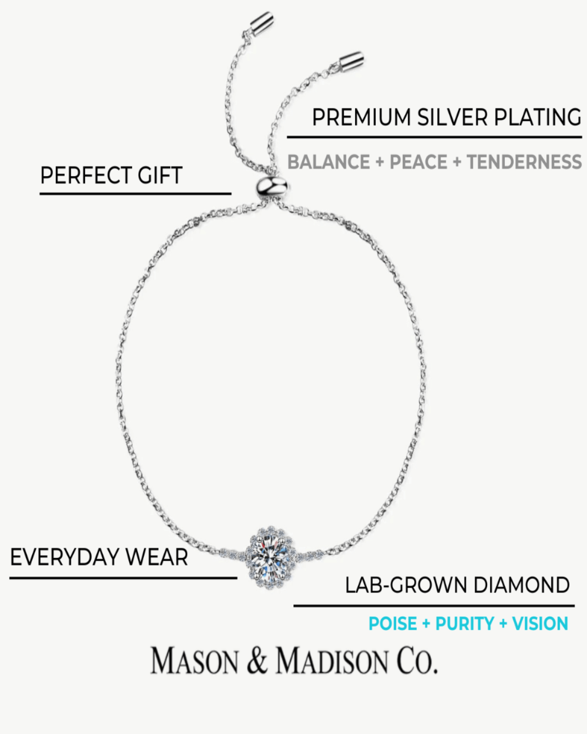 Diamond Pendant Necklace Bracelet Jewelry Bundle Set - Key
