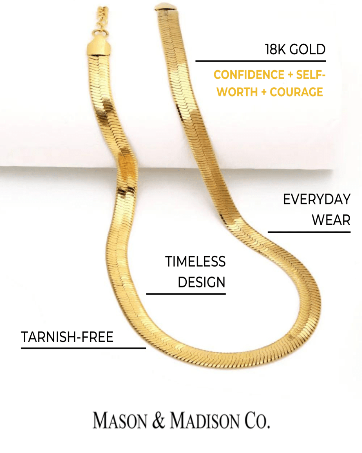 Best Trending Trendy Gold Herringbone Chain Necklace Bracelet Bundle Set Jewelry Gift on Sale for Women, Lady, Mother, Wife