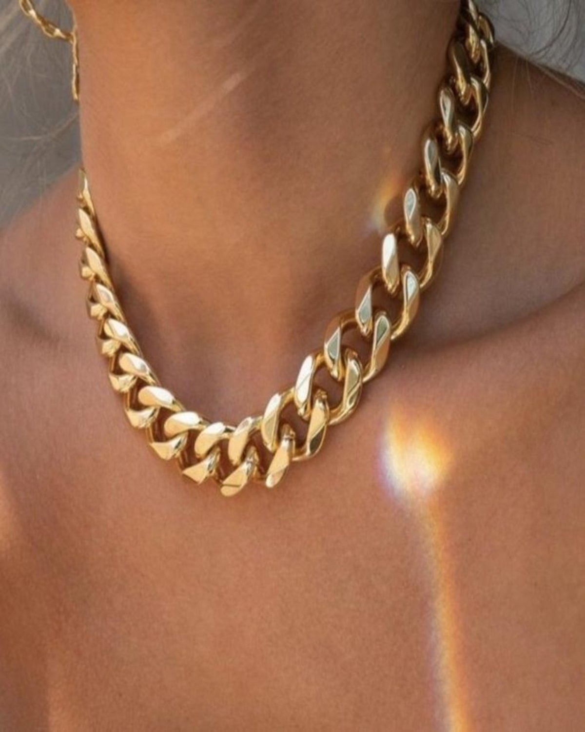 Gold Chunky Chain + Cable Chain Necklace Stack Bundle - MASON CHUNKY CHAIN™