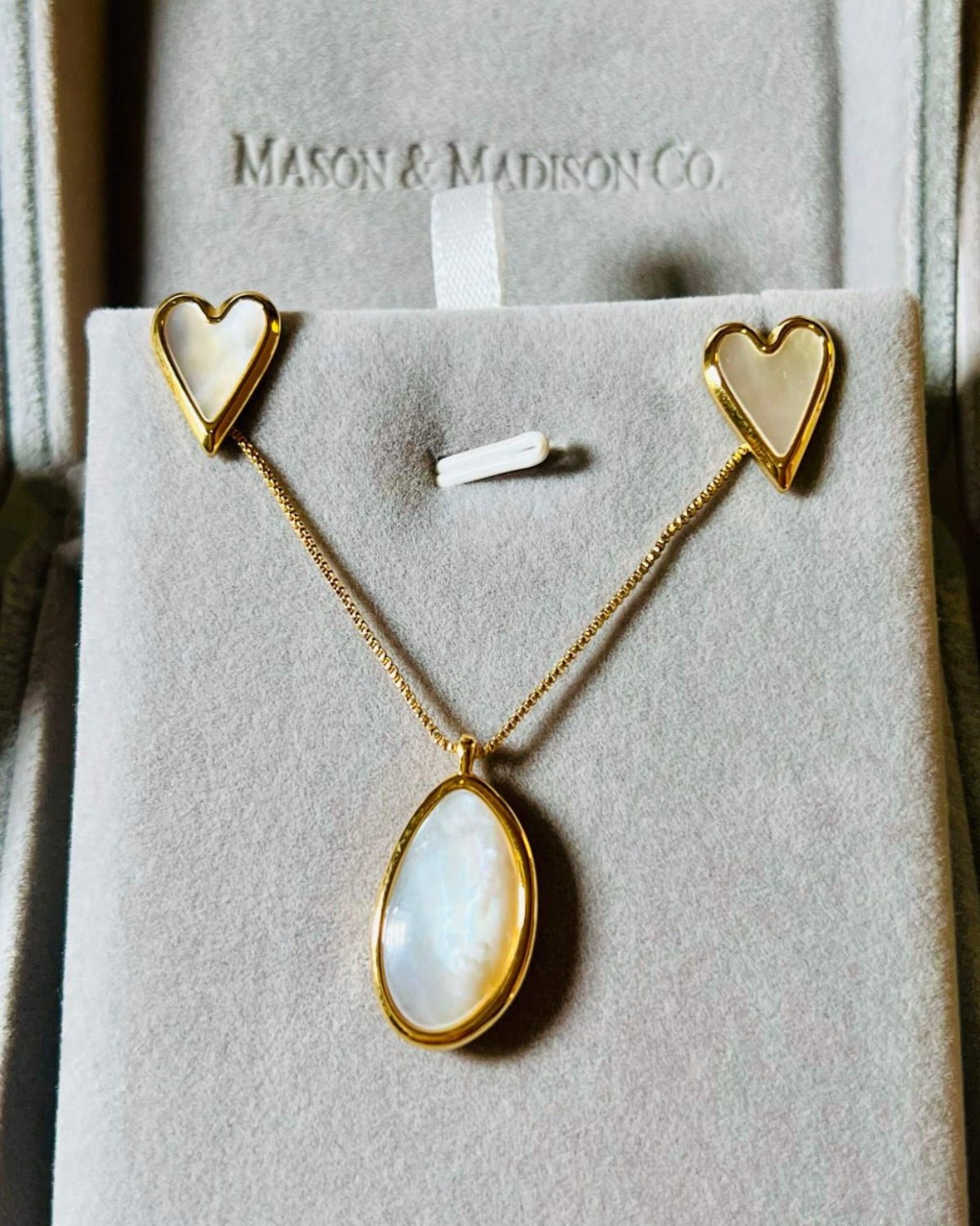 Best Trending Trendy Gold Rope Chain + Oval Pearl Pendant Necklace Stack Bundle Jewelry Gift on Sale for Women, Lady, Mother, Wife