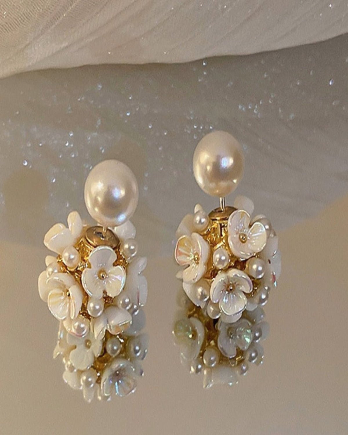 Best Trending Trendy Pearl Stud Earrings Jewelry Gift on Sale for Women, Lady, Mother, Wife