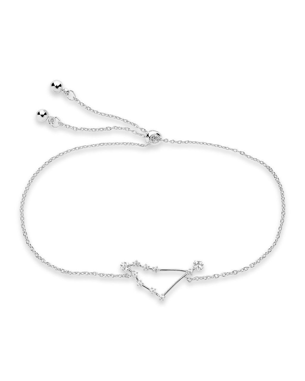 'When Stars Align' Constellation Bracelet Silver Capricorn (Dec 22 - Jan 19)
