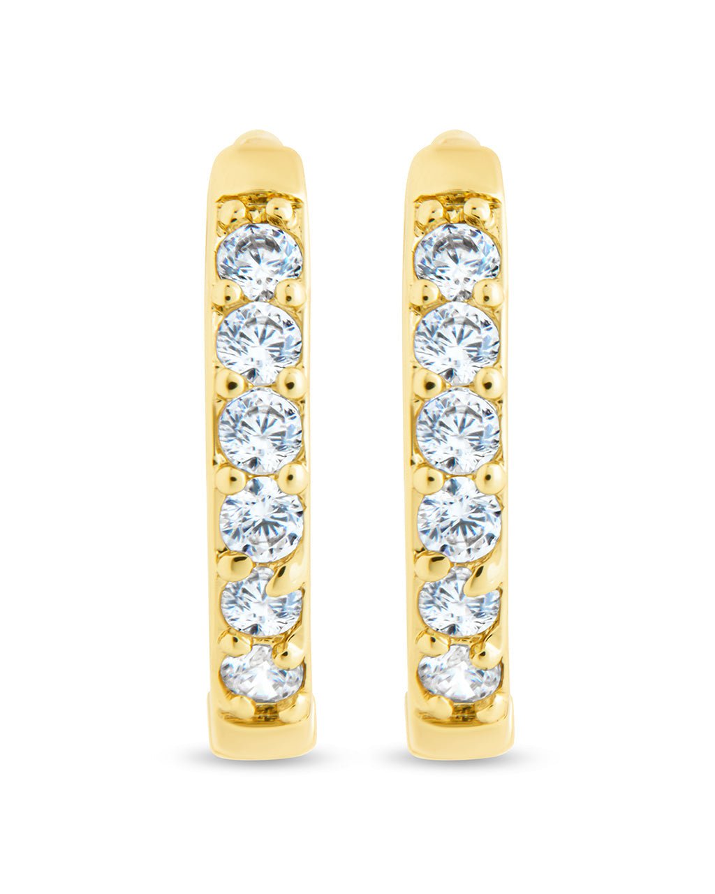 Zadie CZ Everyday Hoop Earrings