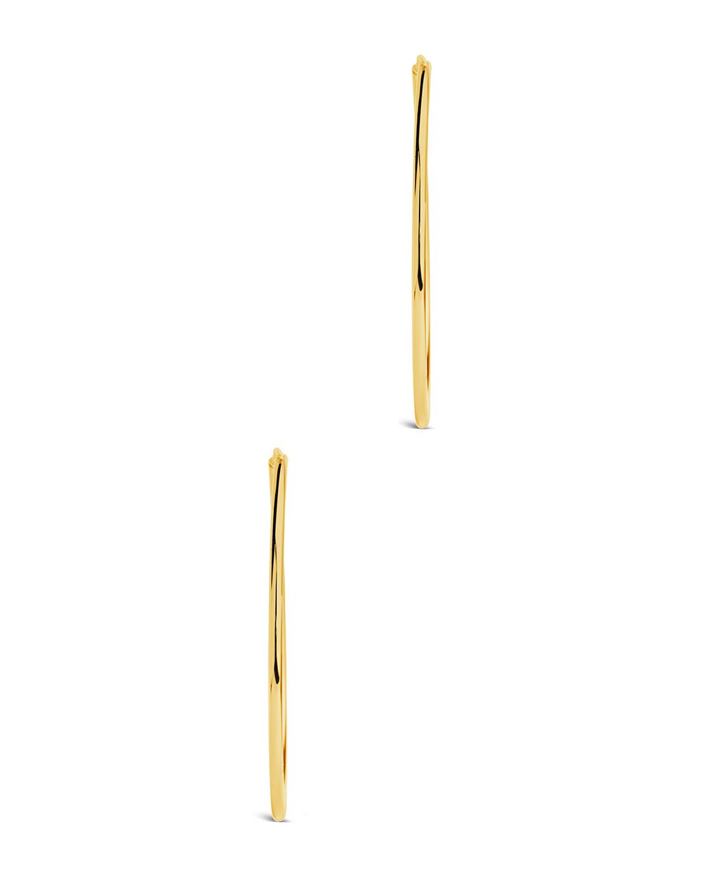 2.7" Infinity Hoop Earrings