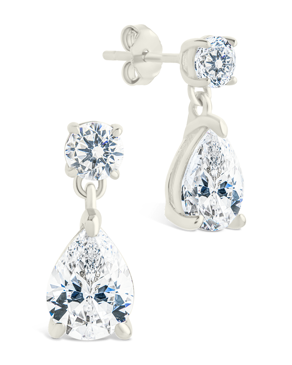 Sterling Silver Imogen CZ Studs Silver