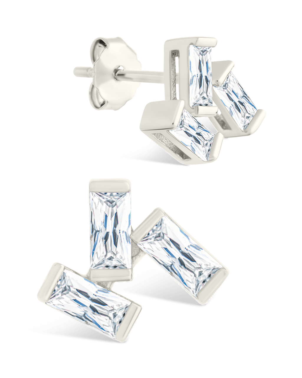 Sterling Silver Macy CZ Studs Silver