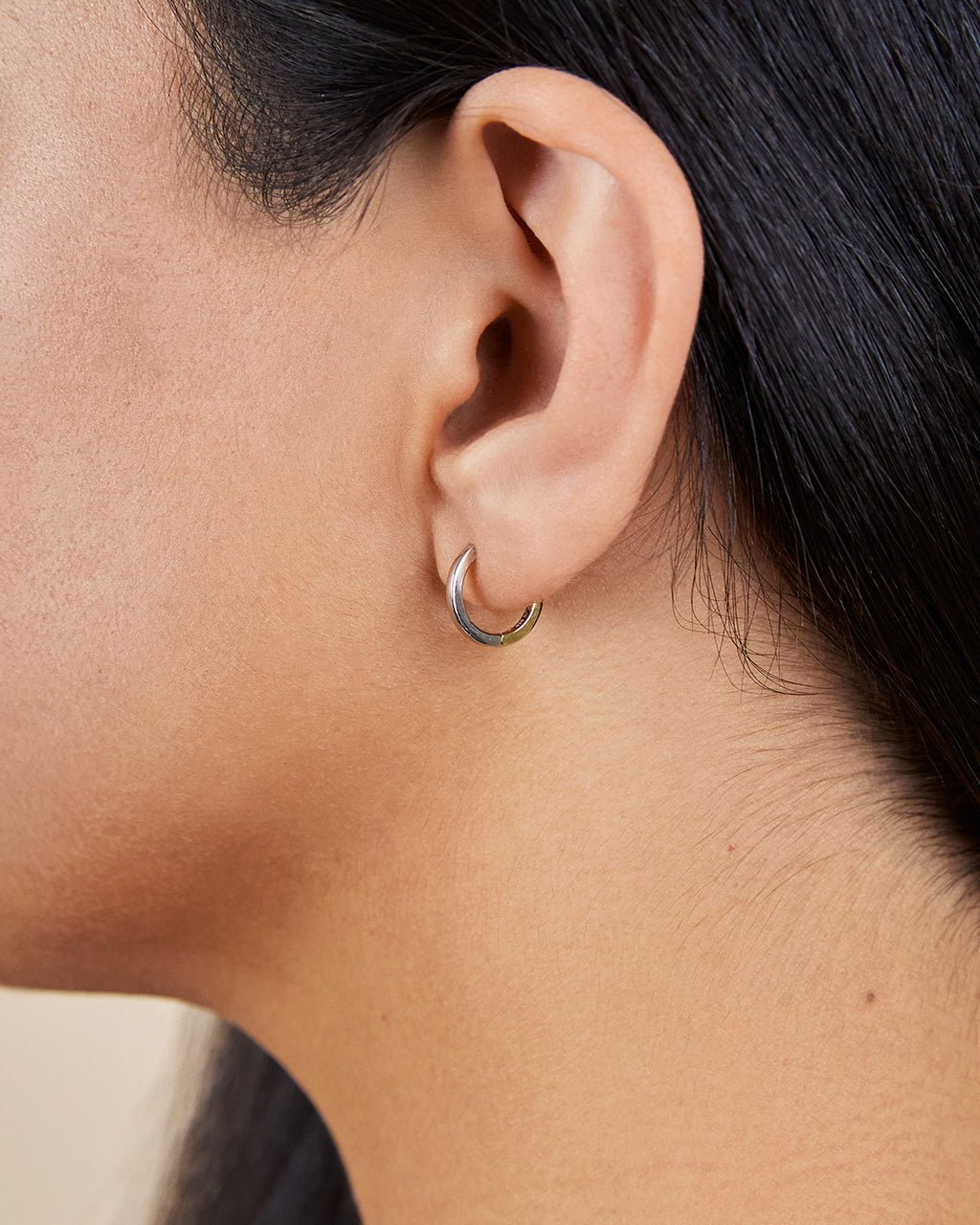 Sterling Silver Tinsley Micro Hoops