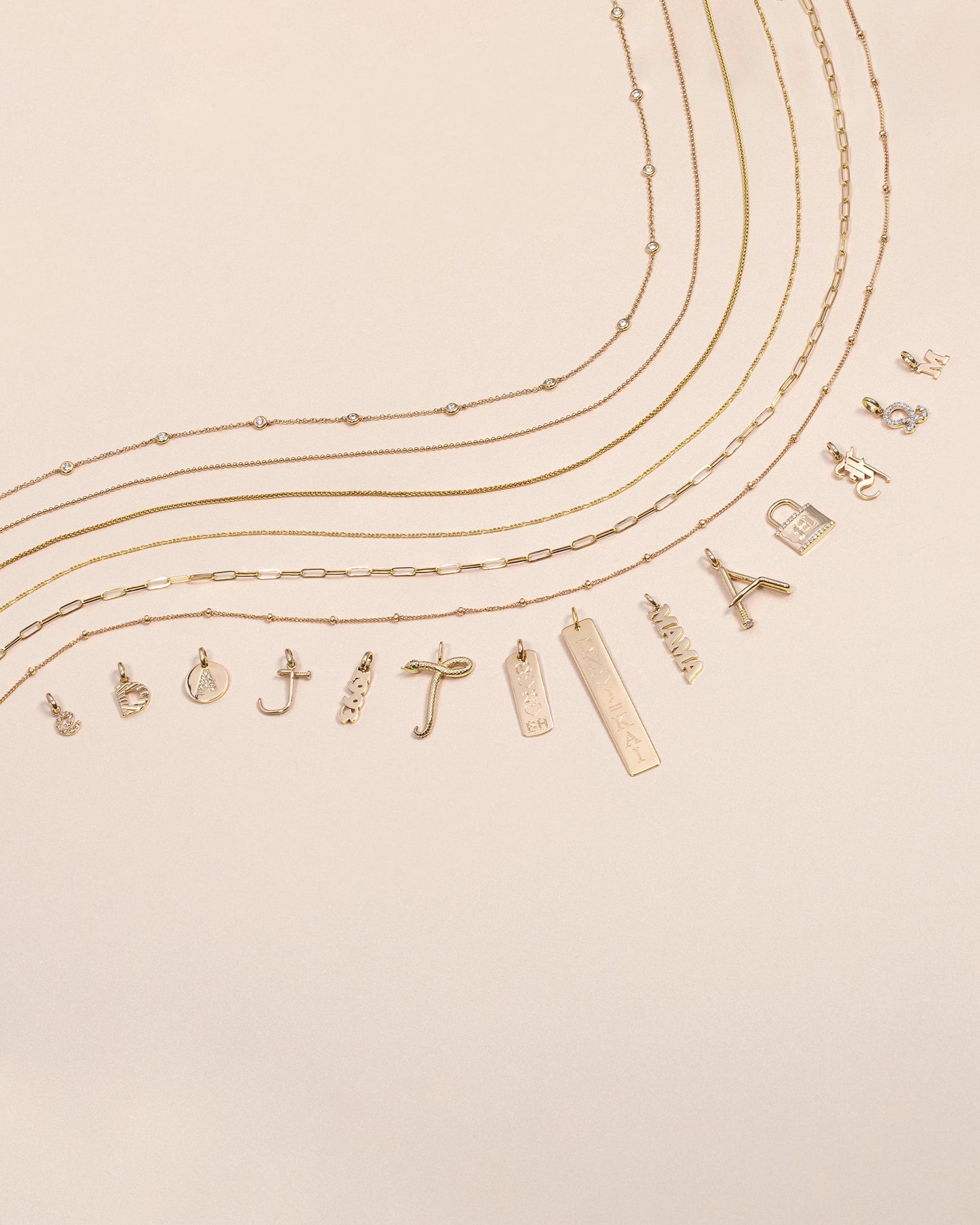14k Gold Ball Chain Necklace
