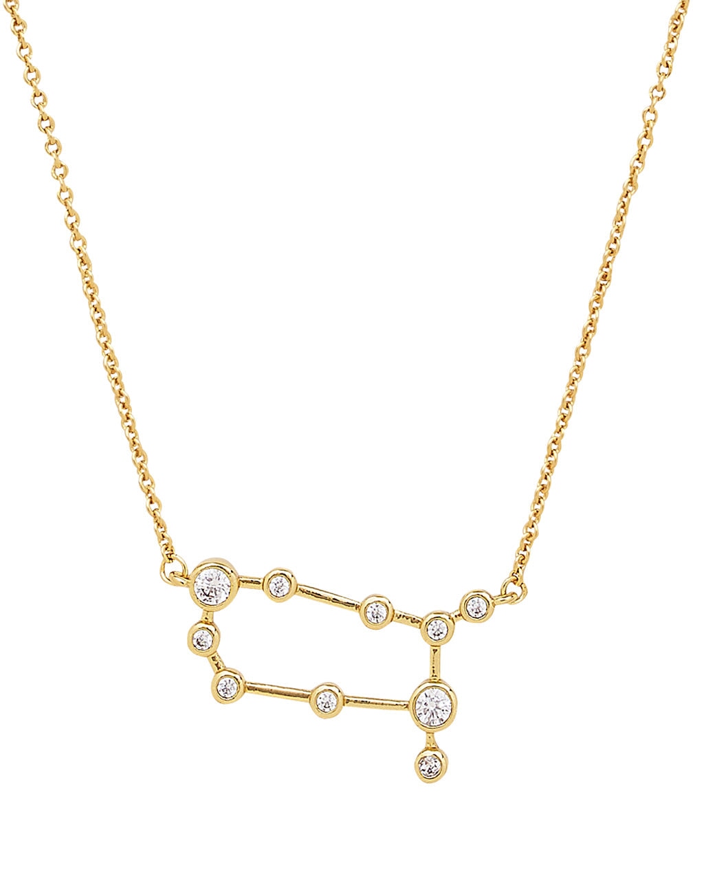 'When Stars Align' Constellation Necklace Gold Gemini (May 21 - Jun 20)