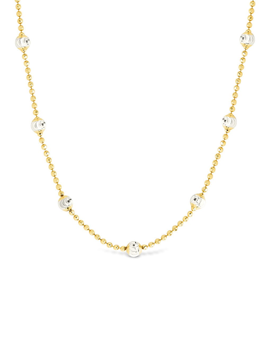 Rumor Stationed CZ Necklace Gold