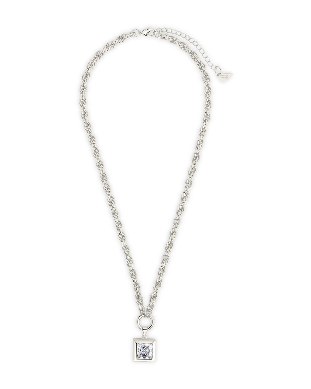 Bess CZ Statement Chain Necklace
