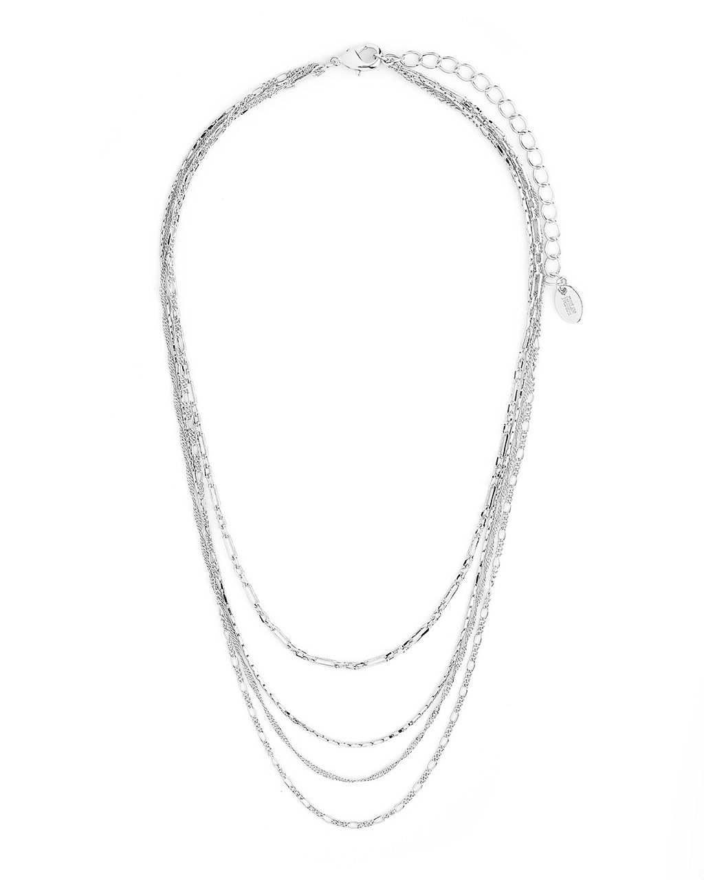 Multi Chain Layered Necklace.