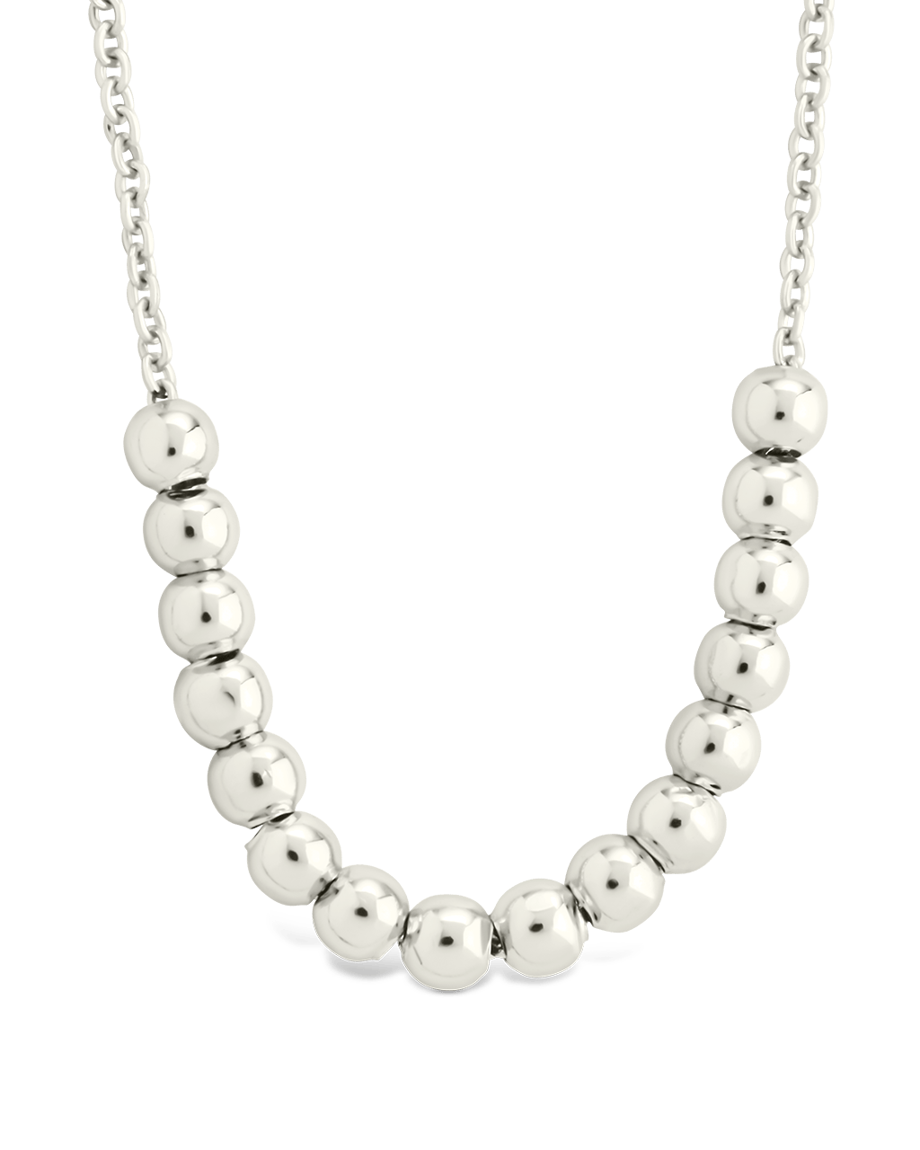 Jocelyn Stationed Necklace Silver