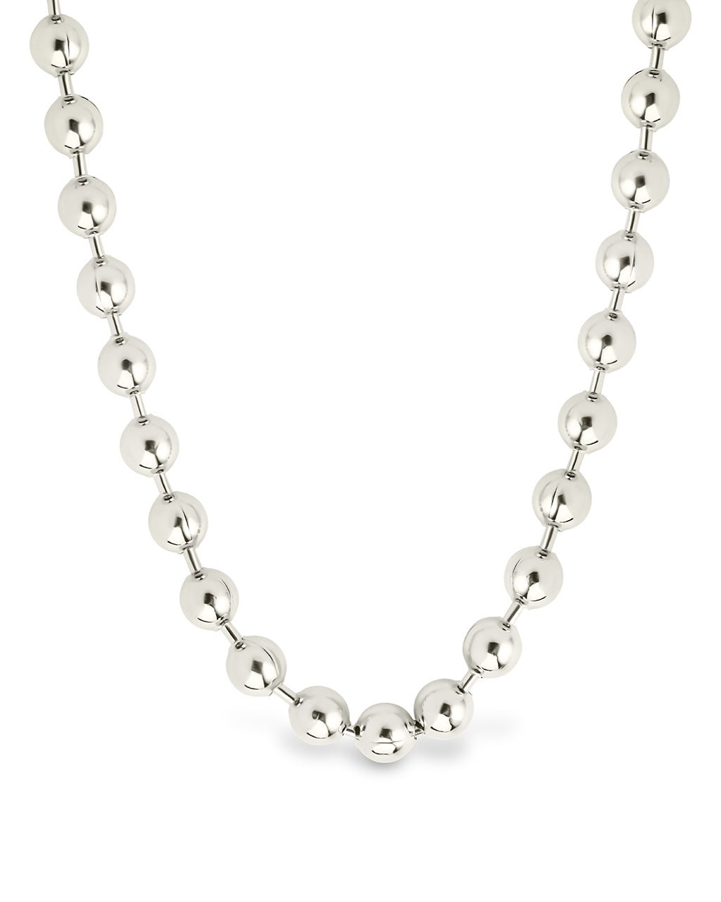 Destiny Beaded Necklace Silver