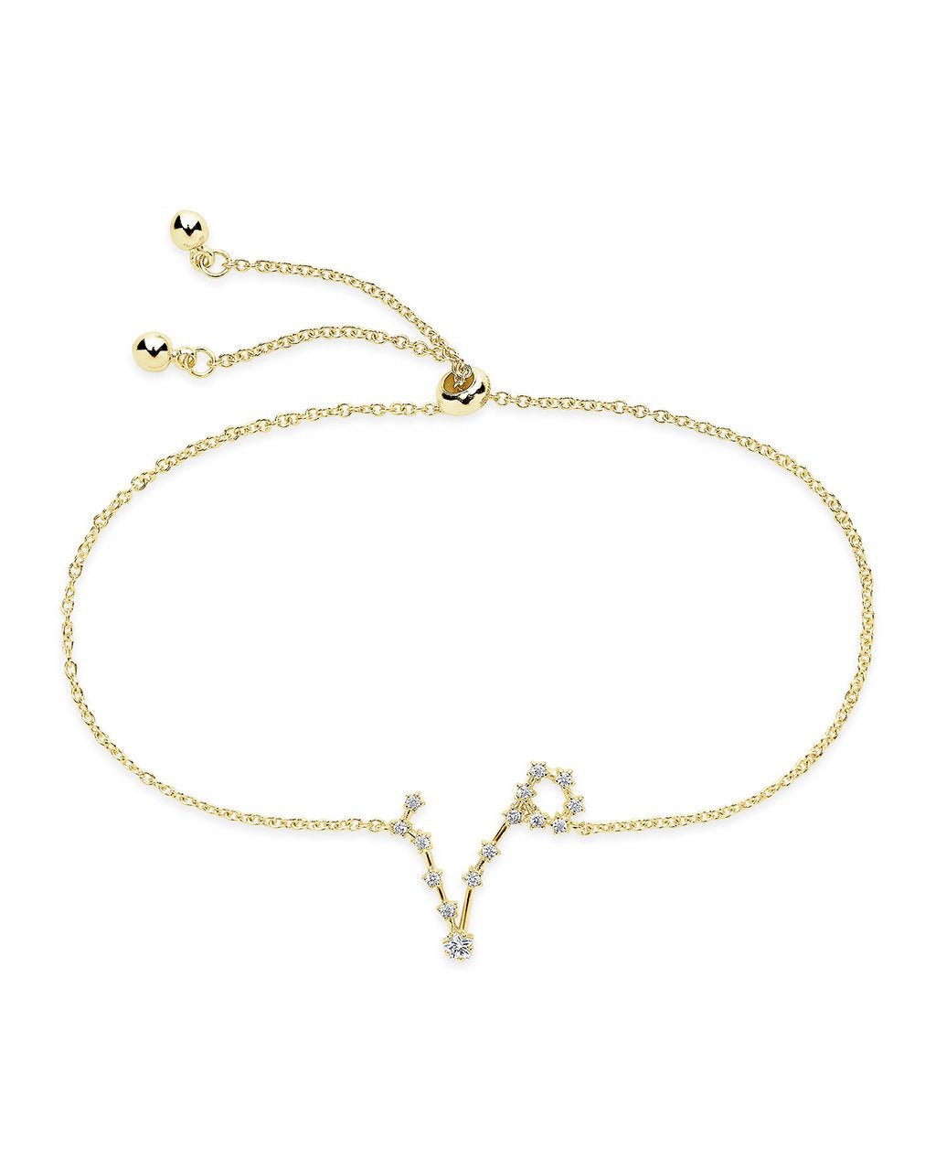 'When Stars Align' Constellation Bracelet Gold Pisces (Feb 19 - Mar 20)