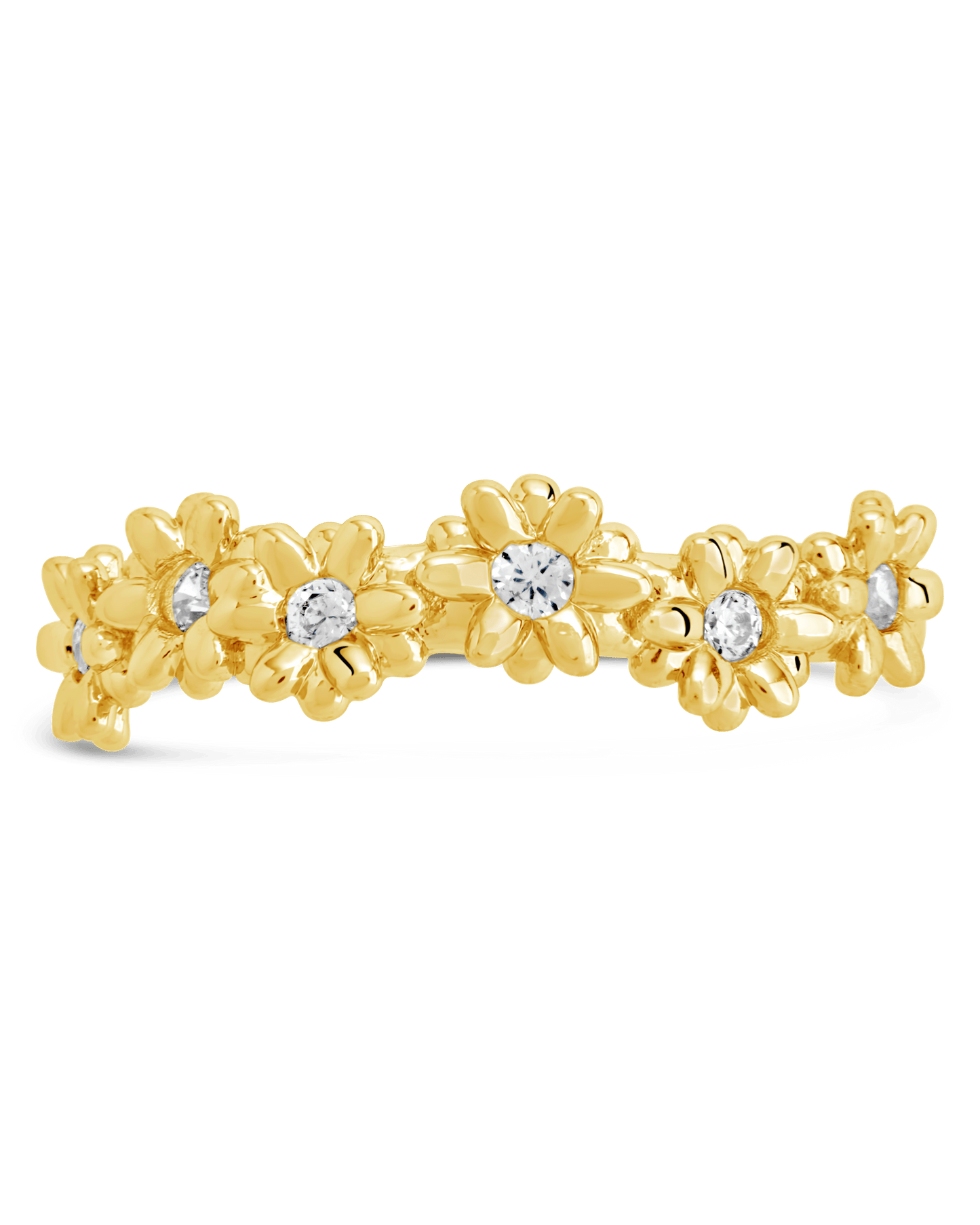 Flower CZ Irena Ring