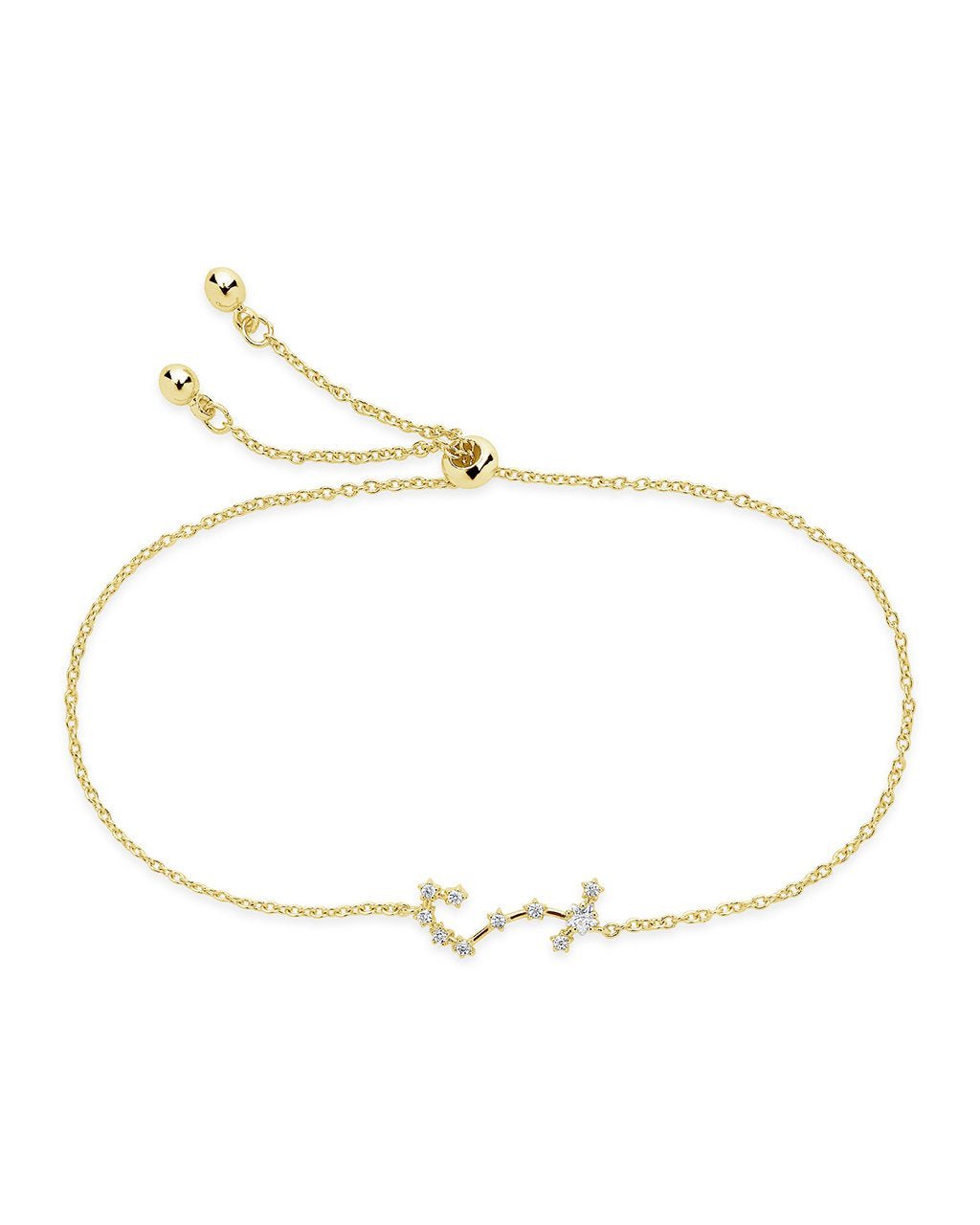 'When Stars Align' Constellation Bracelet Gold Scorpio (Oct 23 - Nov 21)