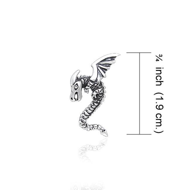 Winged Dragon Silver Tie Tac TTT009