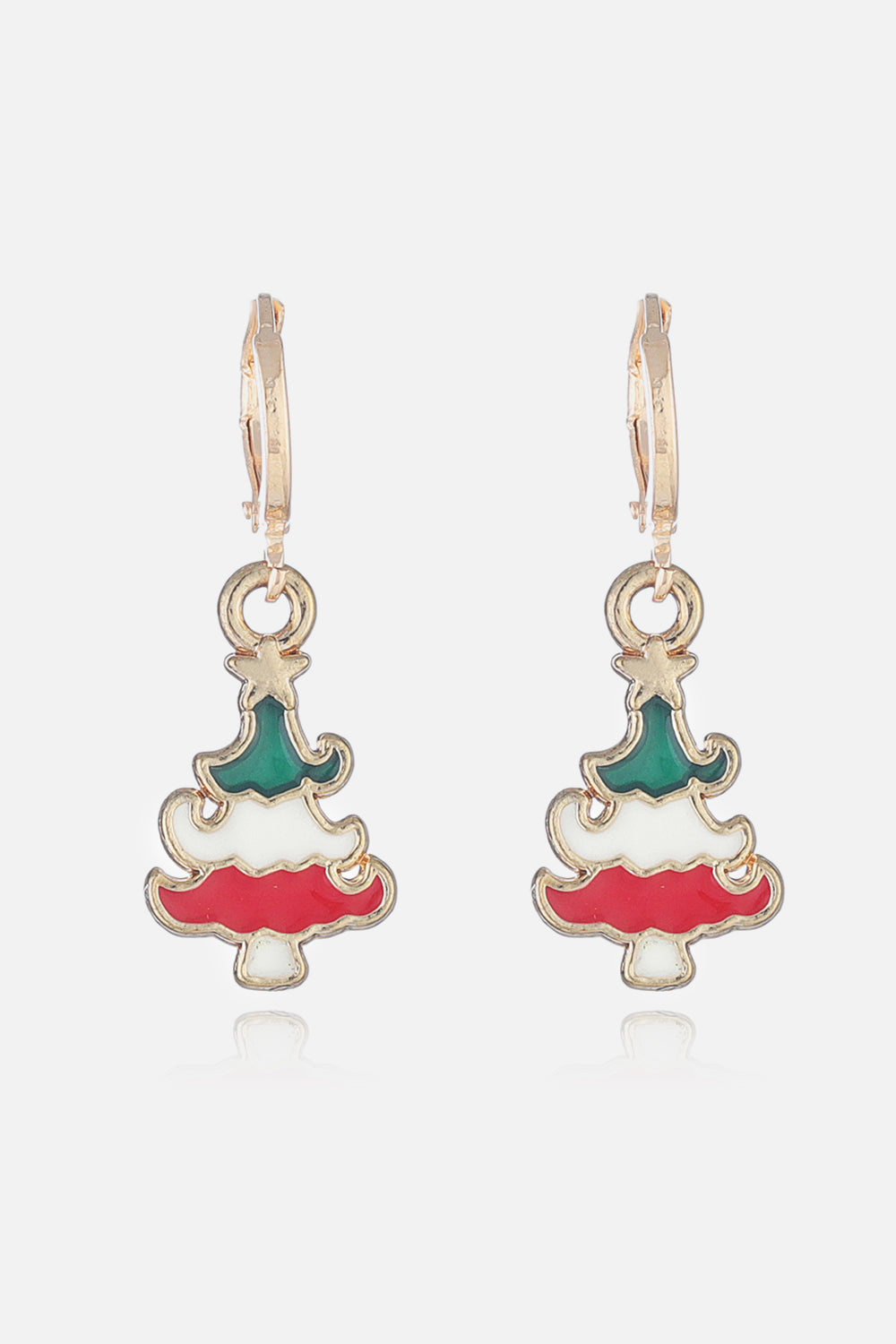 Christmas Theme Alloy Earrings Style E One Size