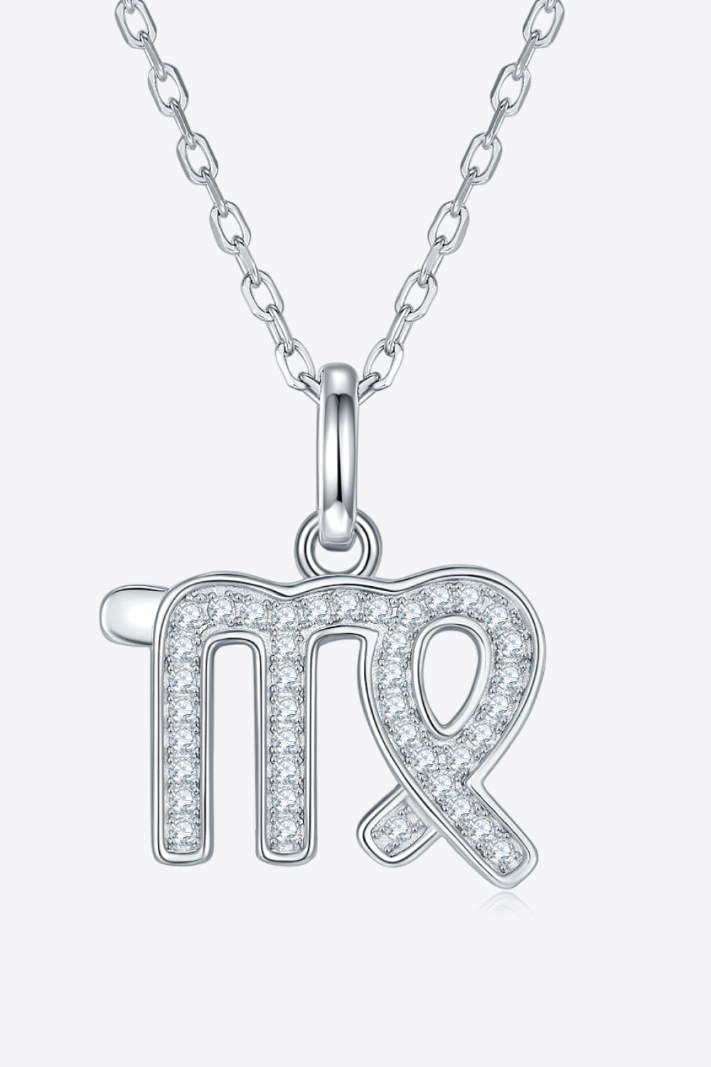 Moissanite Constellation Pendant Necklace Virgo One Size