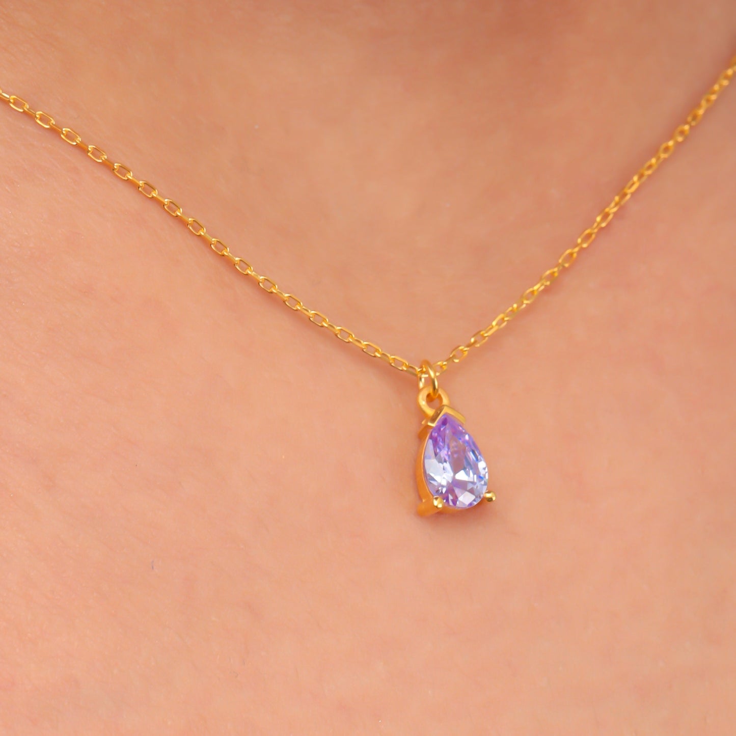 Amethyst Crystal Chooker Necklace Amethyst Teardrop Wedding Jewelry February Birthstone Jewelry Gemstone Jewelry Birthday Necklace