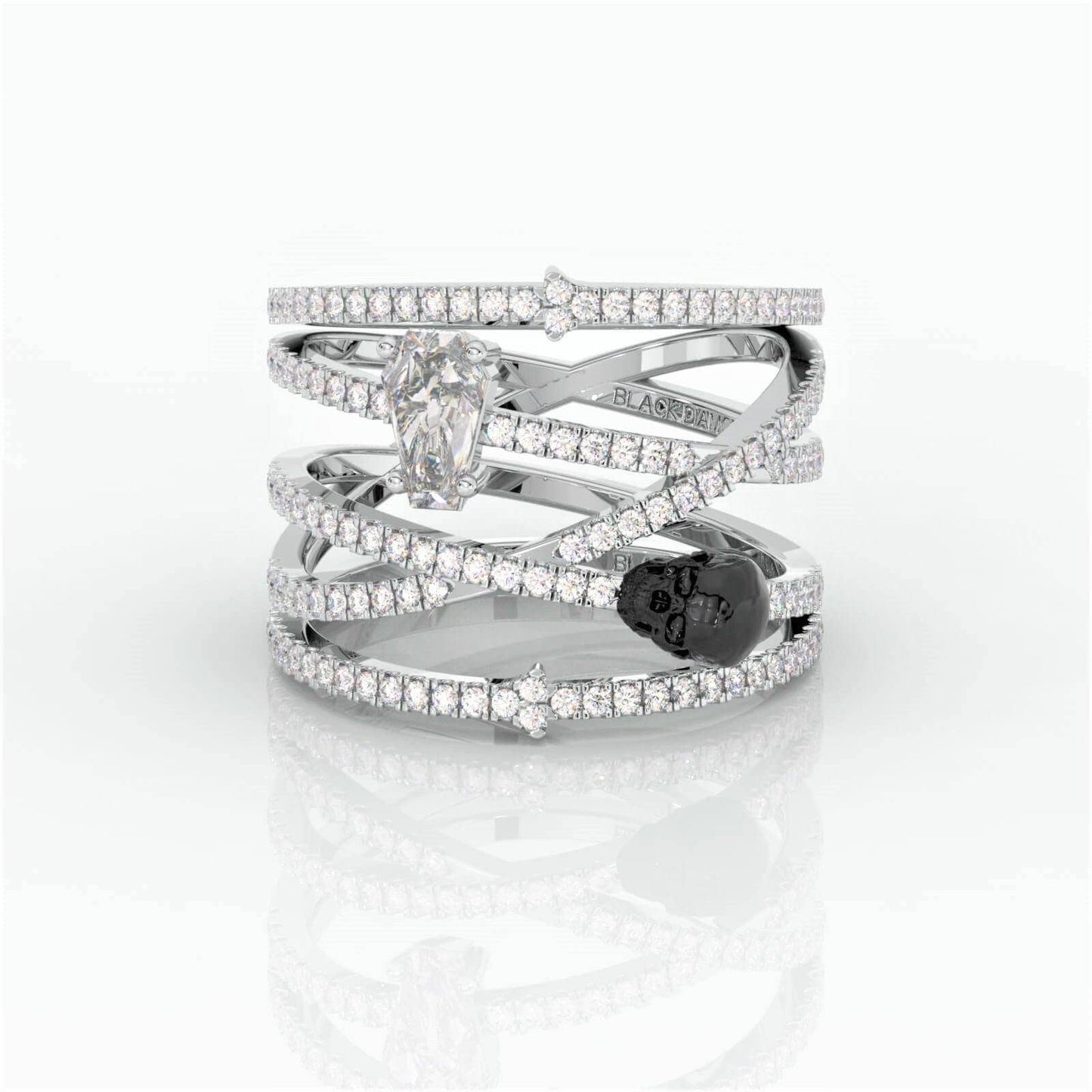 My Other Half- Limited Coffin Shape Diamond Rings