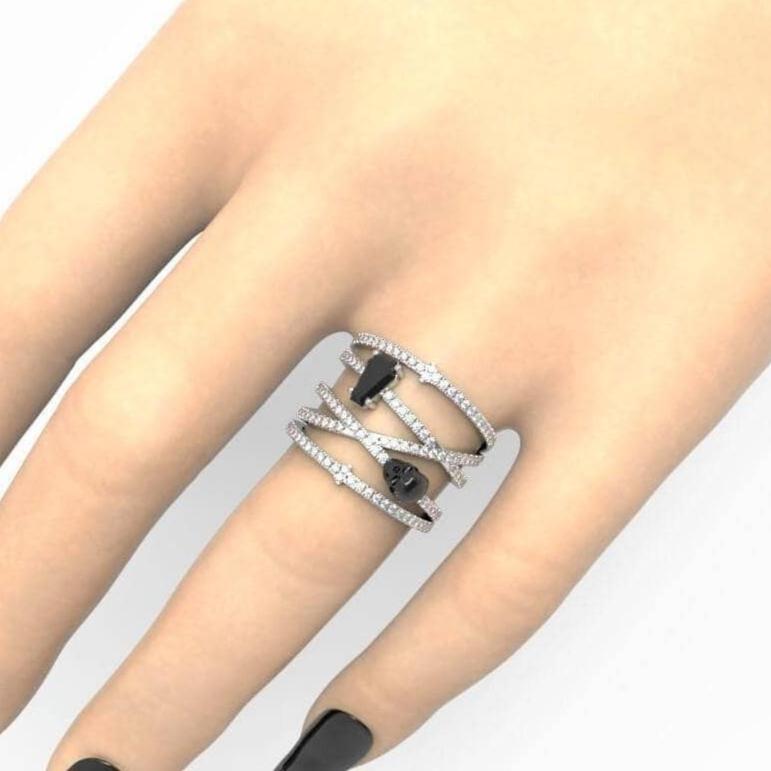 My Other Half- Limited Coffin Shape Diamond Rings