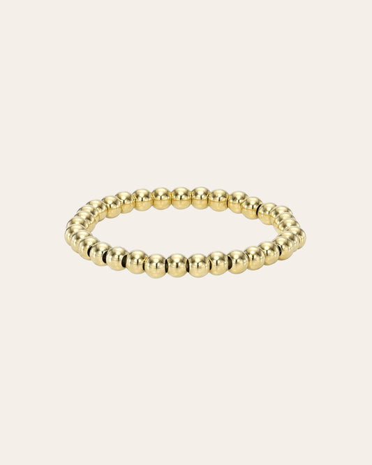 14k Gold 2mm Bead Ring 14K Yellow Gold