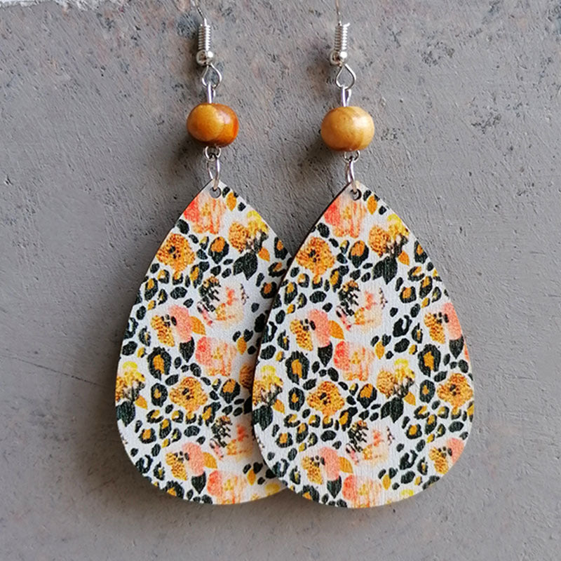 Teardrop Drop Earrings Style D One Size