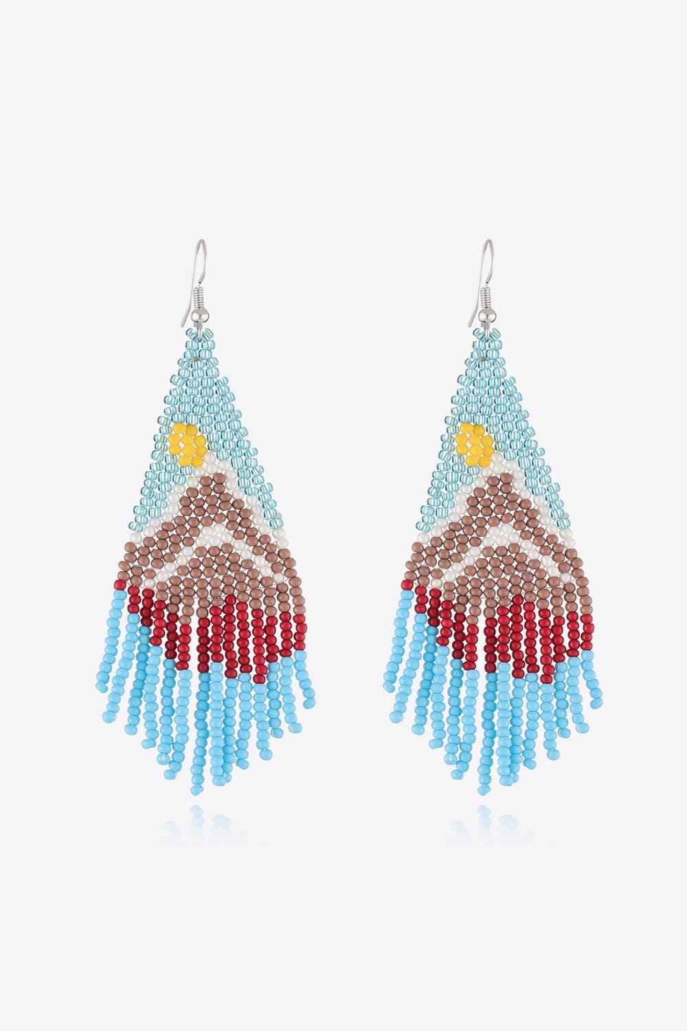 Beaded Dangle Earrings Style B One Size