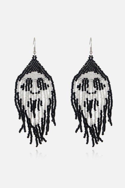 Beaded Dangle Earrings Style C One Size