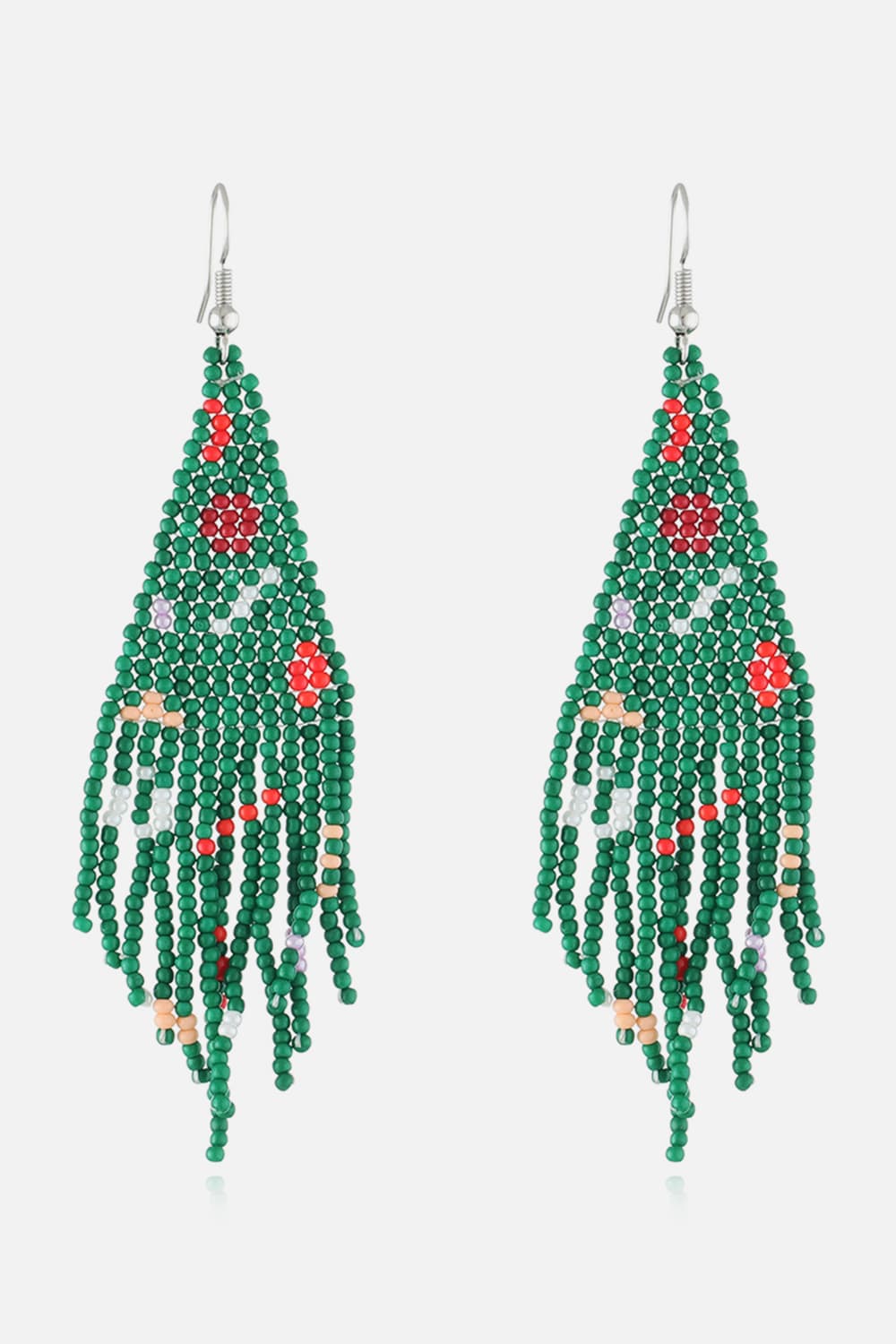 Christmas Beaded Earrings Style B One Size