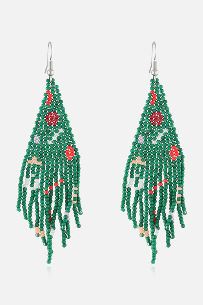 Christmas Beaded Earrings Style B One Size