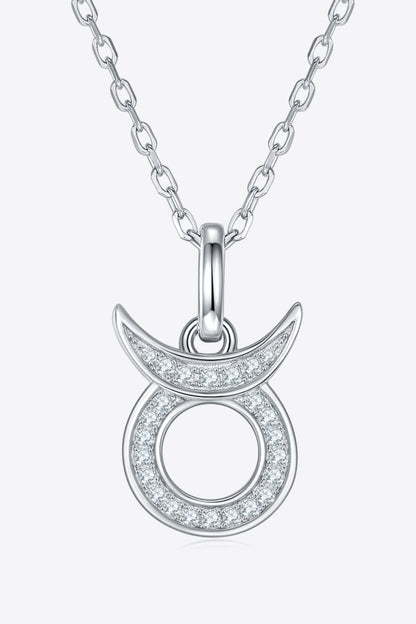 Moissanite Constellation Pendant Necklace Taurus One Size