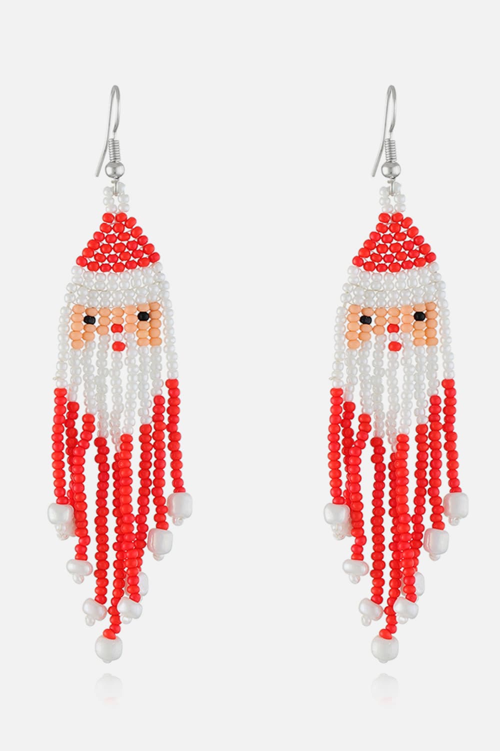 Christmas Beaded Earrings Style D One Size