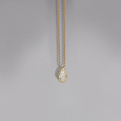 18K Gold-Plated Stainless Steel Pendant Necklace Style A One Size