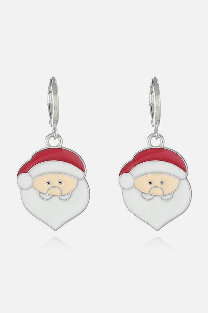 Christmas Theme Alloy Earrings Style I One Size