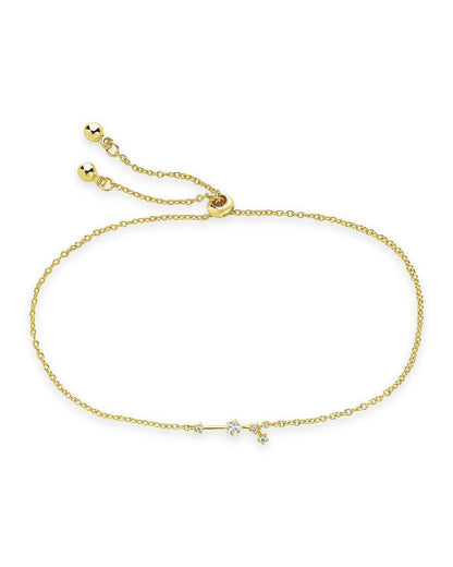 'When Stars Align' Constellation Bracelet Gold Aries (Mar 21 - Apr 19)