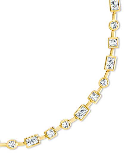 Camden CZ Staggered Tennis Bracelet