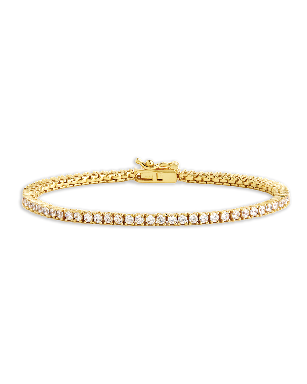 Mirabell CZ Tennis Bracelet Gold