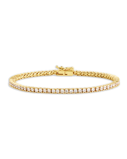 Mirabell CZ Tennis Bracelet Gold