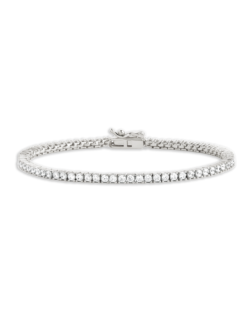 Mirabell CZ Tennis Bracelet Silver