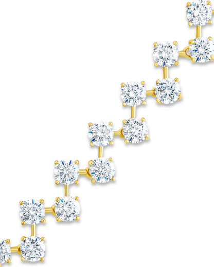 Carson CZ Tennis Bolo Bracelet