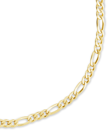 Sterling Silver Figaro Chain Bracelet